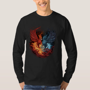Camiseta Phoenix Trabalho de arte Mythical Bird Rejuvenesci