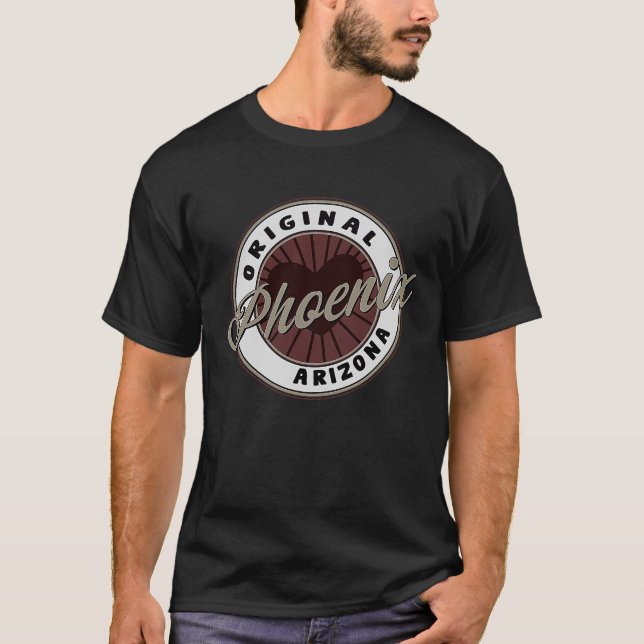 Camiseta Phoenix Viagem Souvenir Para Arizona (Frente)