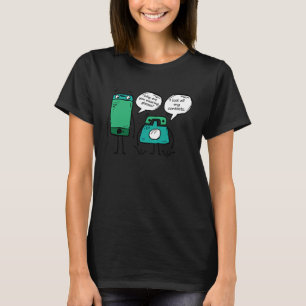Camiseta Phone Puns Piada Humor