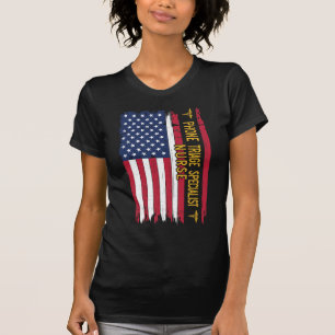 Camiseta Phone Triage Specialist Enfermeira American Flag