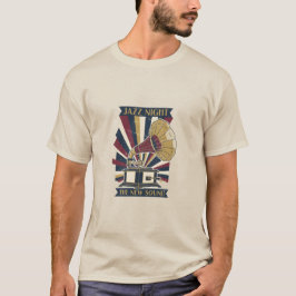 Camiseta Phonograph Jazz Niight