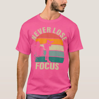 Camiseta Photographer Camera Never Lose Focus Photography
