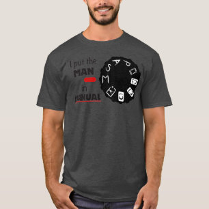Camiseta Photographer Filmmaker Manual Camera Setting