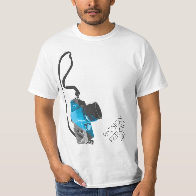 Camiseta Photography alpargata w \ retro photo camera (Frente)