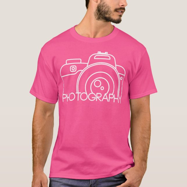 Camiseta Photography 	 Cool Camera Photographer Gift Tee (Frente)