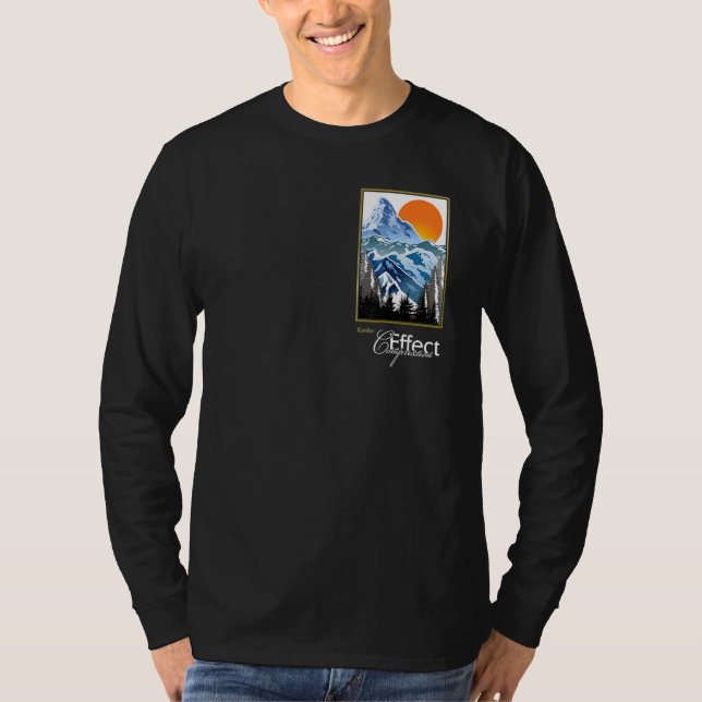 Camiseta Photography term graphic Compression effect winter (Frente)