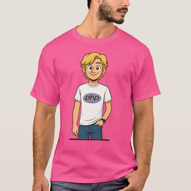 Camiseta PHP Disney Cartoon Programmer Tee (Frente)