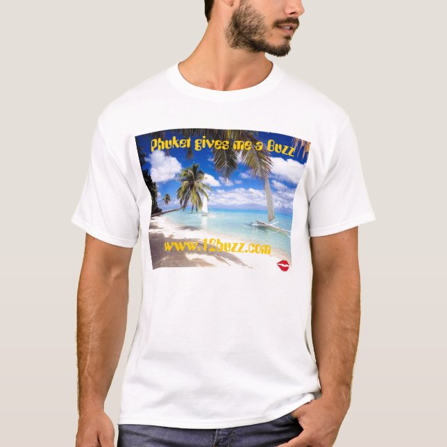 Camiseta Phuket dá-me um zumbido (Frente)