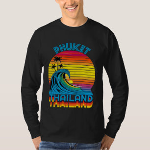 Camiseta Phuket Tailândia Retro Lembrança Surf & Praia Souv