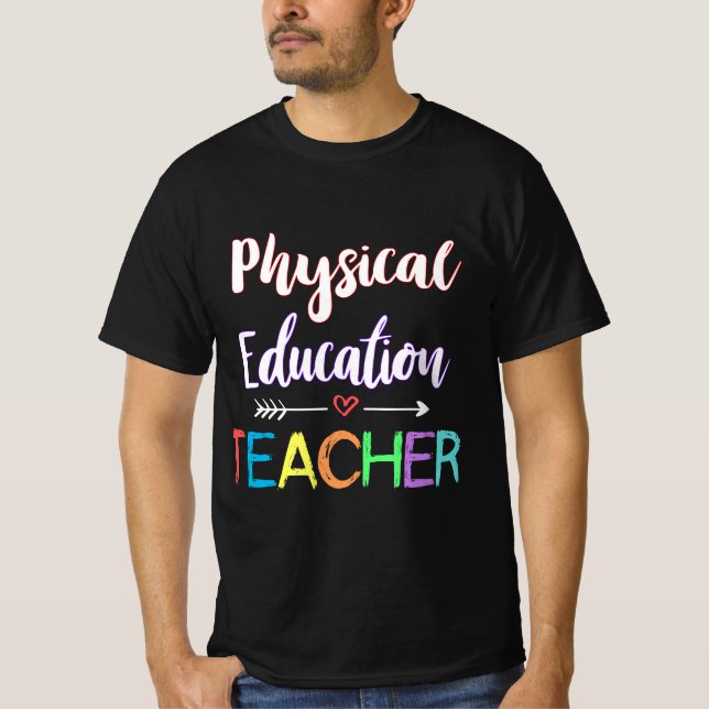 Camiseta Physical Education Teacher School PE Teacher Fitne (Frente)