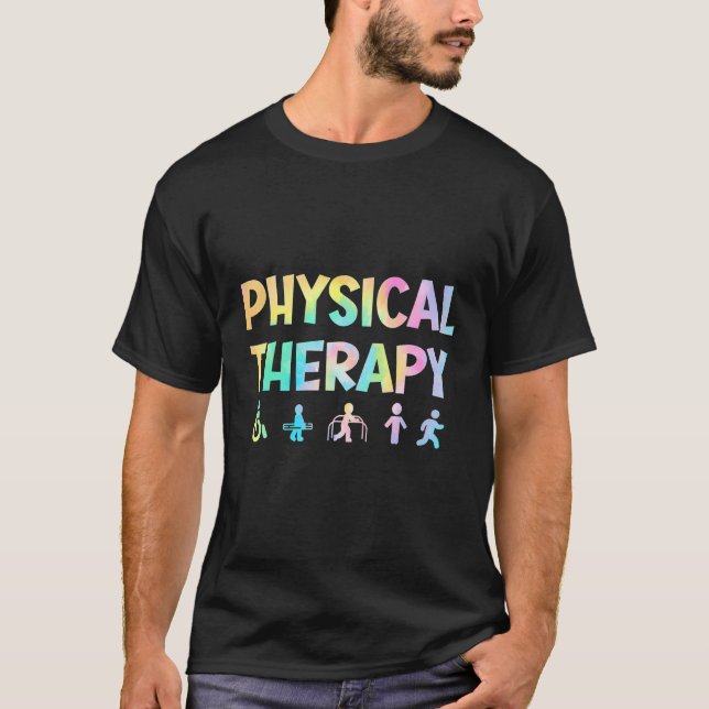 Camiseta Physical Therapy Tie Dey Physical Therapist Assist (Frente)
