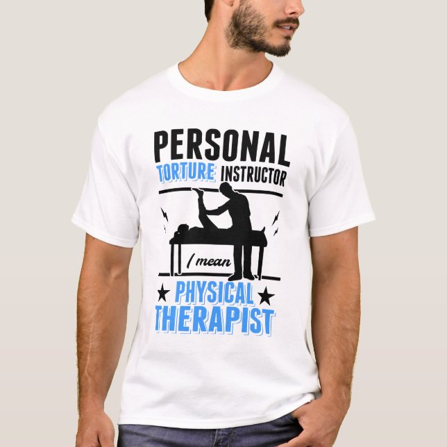 Camiseta Physio, Instrutor de Tortura Pessoal (Frente)