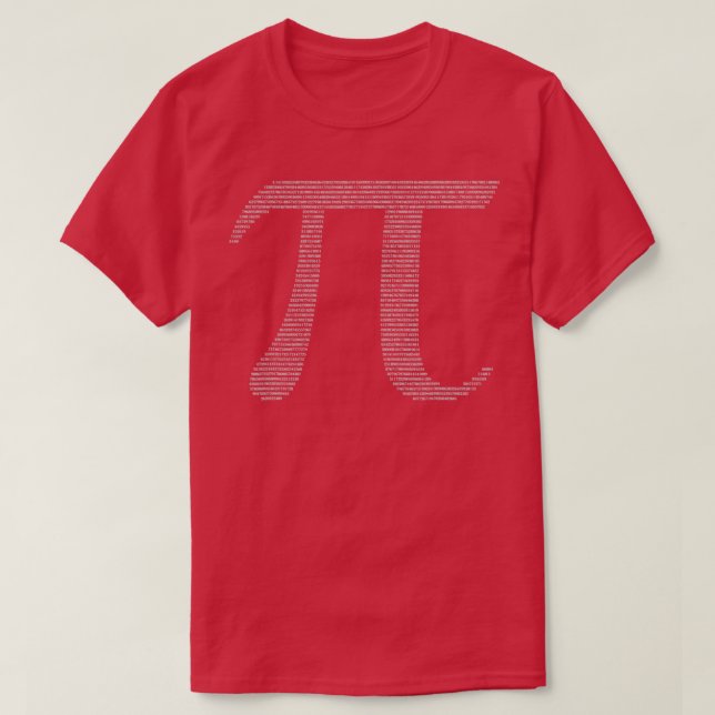 Camiseta Pi314First2000DigitsOfPiMathForPiDay (Frente do Design)