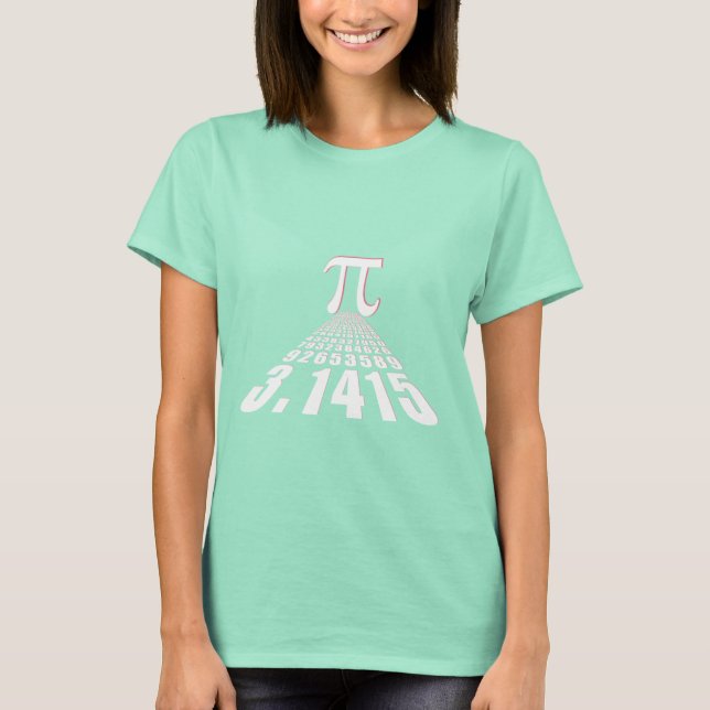 Camiseta Pi, 3.141592653 (Frente)
