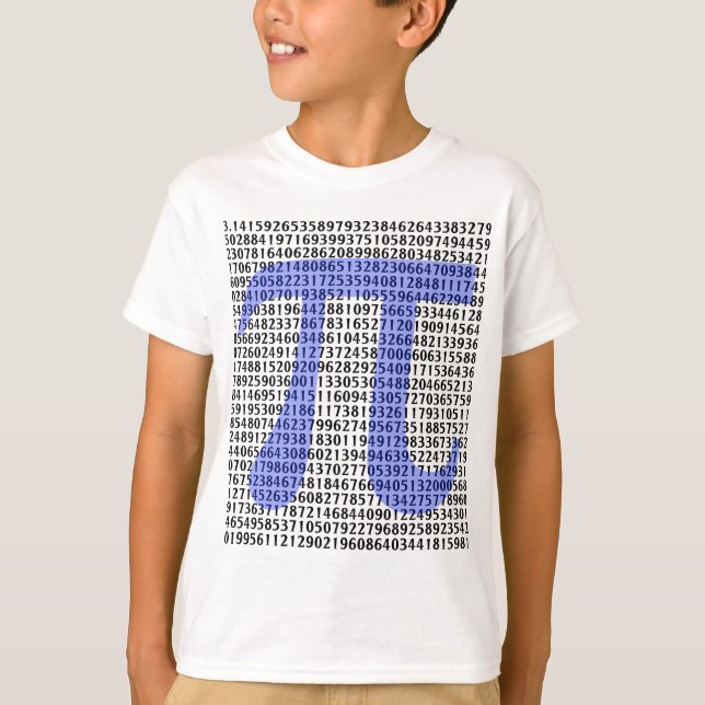Camiseta Pi 3.14 a 100 dígitos (Frente)