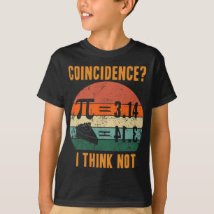 Camiseta Pi 3.14 Igual À Coincidência De Pizza Eu Acho Que