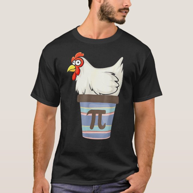 Camiseta Pi Day 2022 Math Matthematics Chicken Pote Pie Out (Frente)