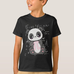 Camiseta Pi Day 3.14159 Algebra Matheme Anime Panda Bear