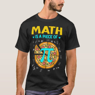 Camiseta Pi Day 3.14 Math É Um Piece De Pizza Bitmoney Star
