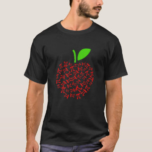 Camiseta Pi Day Apple Math Lover Professor 3.14 Símbolo Ma