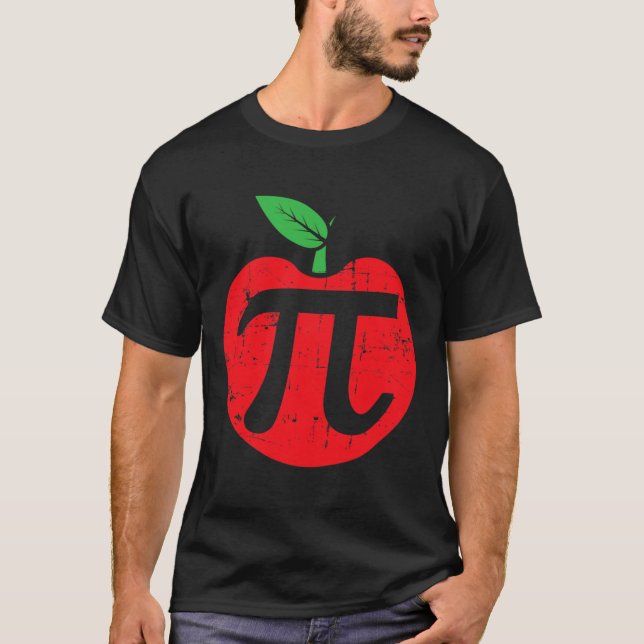 Camiseta Pi Day Apple Pie Pun 3.14 Cute Math Lover Professo (Frente)