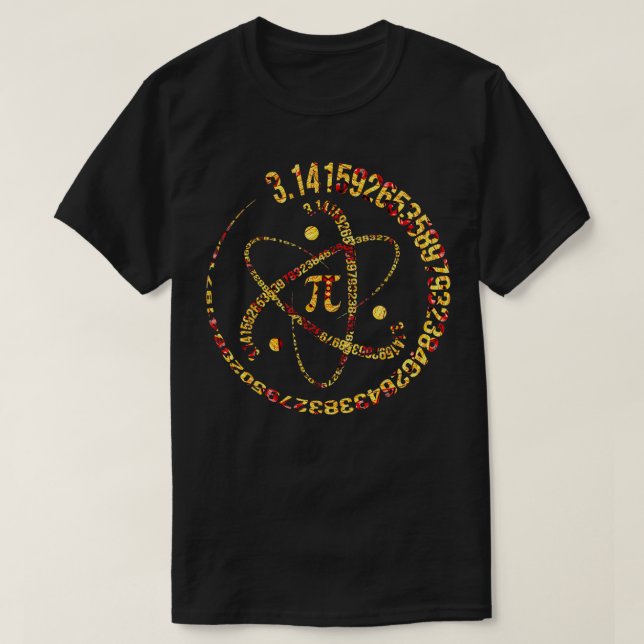 Camiseta Pi Day Atom Pi 314 Science Math Lover (Frente do Design)