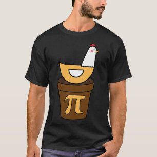 Camiseta Pi Day Chicken Pote Pie 3.14 Matemático Ciência En