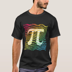 Camiseta Pi Day Engraçado Professor De Matemática Rainbow P
