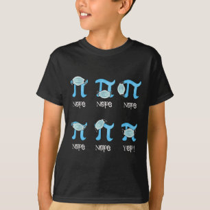 Camiseta Pi Day Engraçado Símbolo Pi Vestindo Máscara Estud