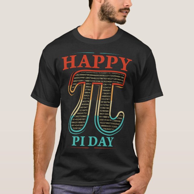 Camiseta Pi Day Geometry Algebra Matemática Feliz Pi Day (Frente)