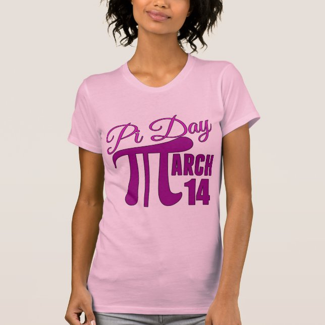 Camiseta Pi Day Março 14 (Frente)