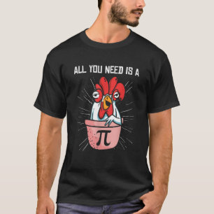 Camiseta Pi Day Math Pie Chicken Número Pi