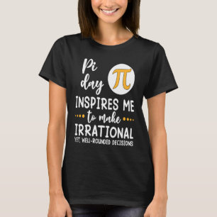 Camiseta Pi Day Me Inspira Símbolo Pi Matemática Teac