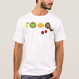 Camiseta Pi Day, Pi em várias frutas T-Shirt