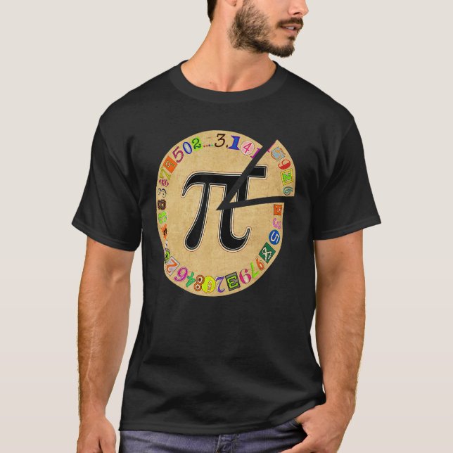 Camiseta Pi Day Pie Engraçado Professor de Matemática Crian (Frente)
