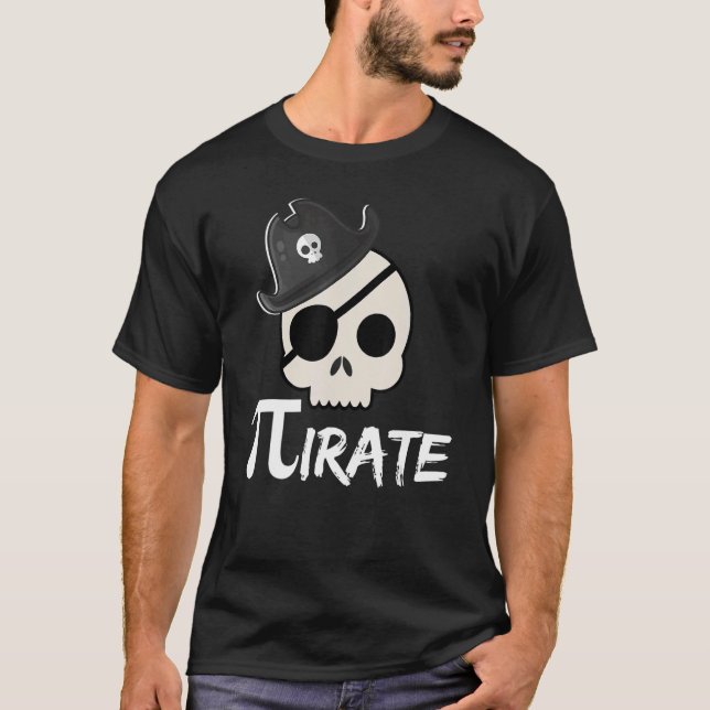Camiseta Pi Day Pirate  3 14 Math Geek Cool Pi Teacher Pres (Frente)