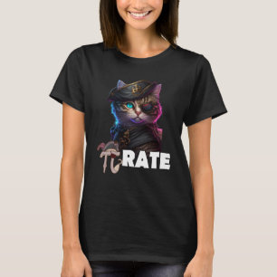 Camiseta Pi Day Pirate Cat Math Professor de Ciência da Mat