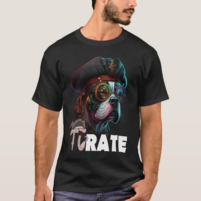 Camiseta Pi Day Pirate Dog 3 14 Engraçado Professor De Ciên (Frente)