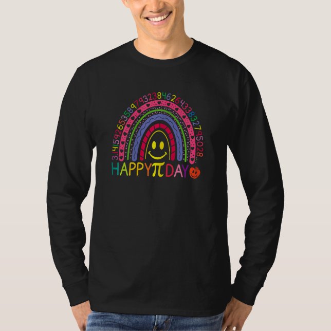 Camiseta Pi Day Rainbow Math Funny Happy Pi Day Rainbow Mat (Frente)