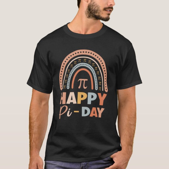 Camiseta Pi Day Rainbow Pi (Frente)
