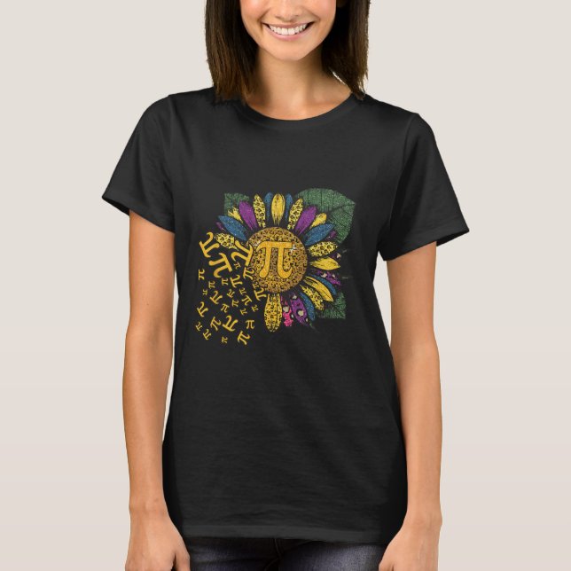 Camiseta Pi Day Sunflower 3 (Frente)