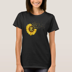Camiseta Pi Day Sunflower 3 14 Pi Número Símbolo Math Scie