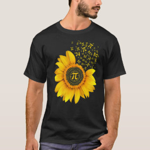 Camiseta Pi Day Sunflower 3 14 Pi Número Símbolo Math Scie