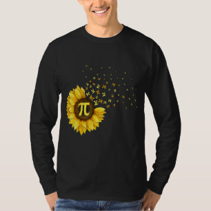 Camiseta Pi Day Sunflower 3 14 Pi Número Símbolo Math Scien