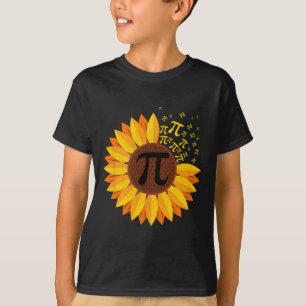 Camiseta Pi Day Sunflower Pi Number Símbolo Math Themed Sci