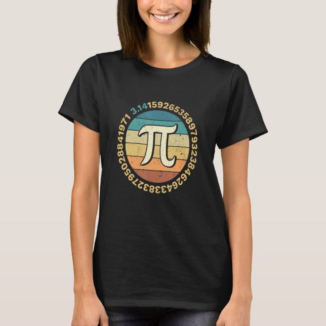 Camiseta Pi Day Symbol Tee Funny Math Nerd Math Teacher Mat (Frente)