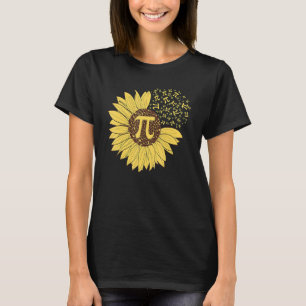Camiseta Pi Dia Girassol 3 14 Pi Símbolo Número Ciência Mat