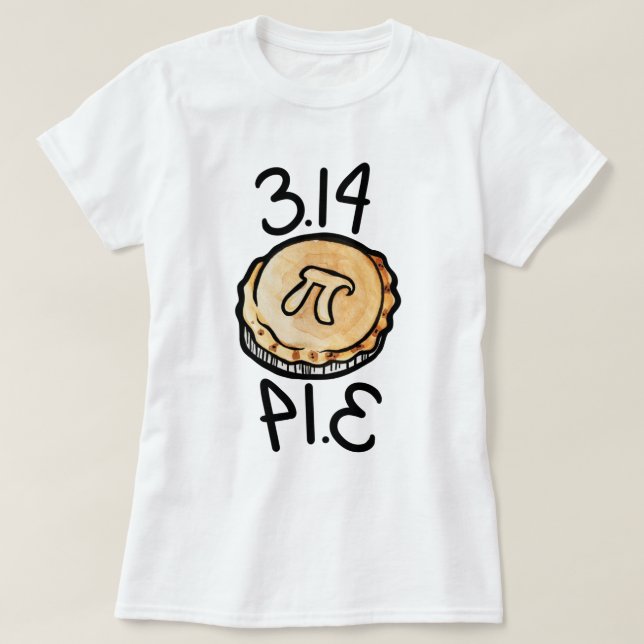 Camiseta Pi dia Pie 3,14 (Frente do Design)