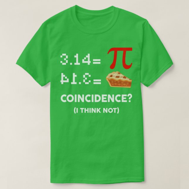 Camiseta Pi Equals Pie Funny Math Pun Pi Day (Frente do Design)