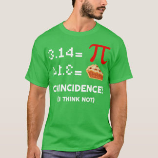 Camiseta Pi Equals Pie Funny Math Pun Pi Day